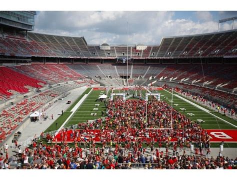 The Ohio State 4 Miler and your chance to "Finish On The 50" will return to Ohio Stadium in April 2024.. The 2024 Ohio State 4 Miler will be held on the Sunday, April 14. All partciipants will receive one (1) ticket to the 2024 Ohio State Football Spring Game.Additional tickets will be available at the discounted rate of $5 per ticket.